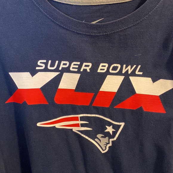 Mens Patriots team long sleeved tee, Super Bowl XLIV. Size XXL. GUC - Picture 4 of 4